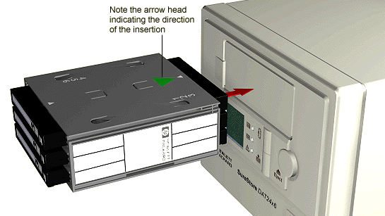 [INSERTING MAGAZINE INTO AUTOLOADER]