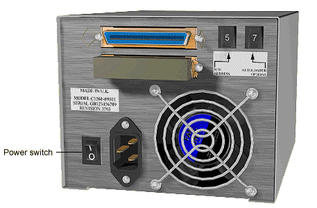 [AUTOLOADER POWER SWITCH LOCATION]